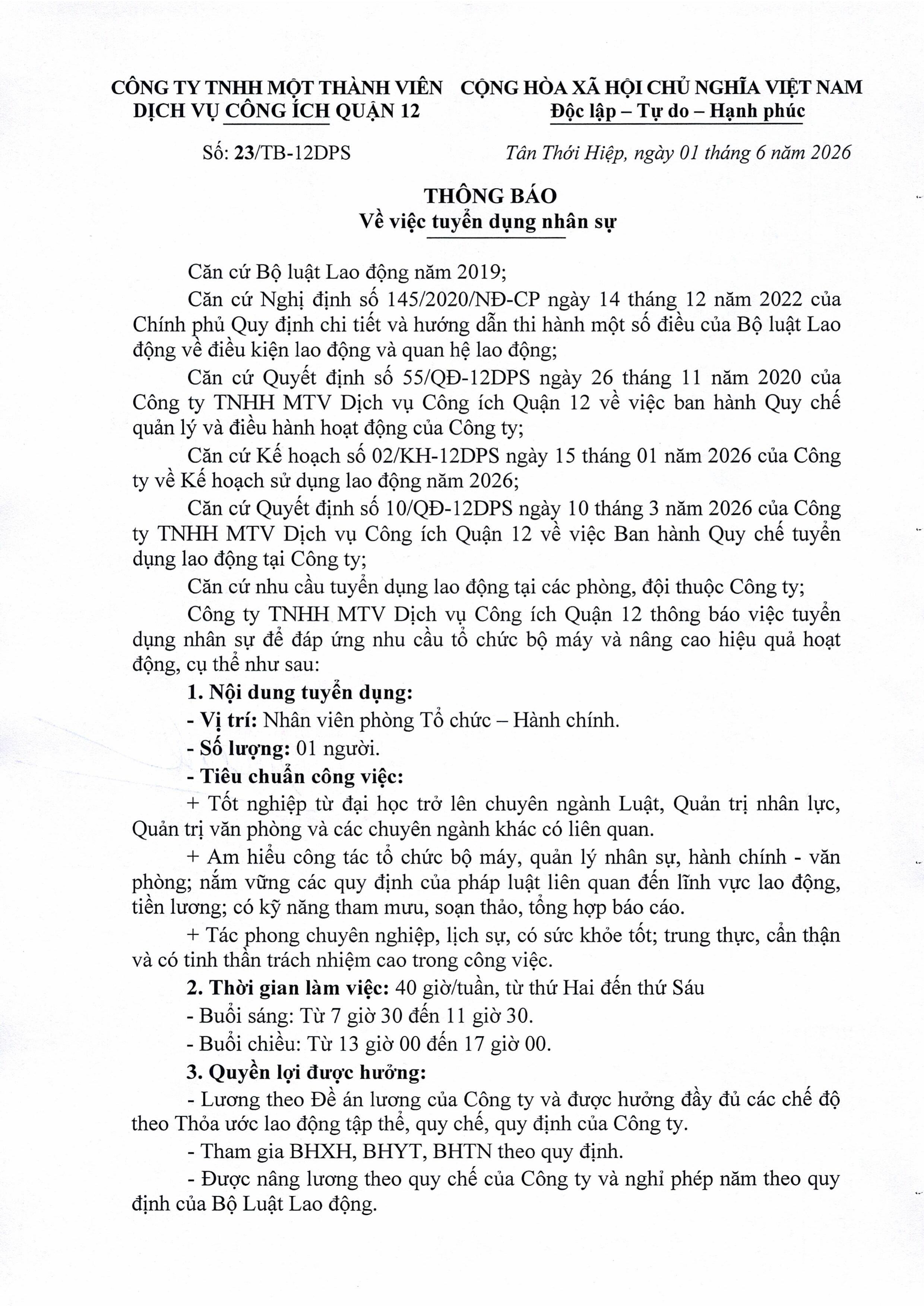 TCHC 1