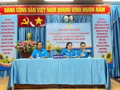 ĐẠI HỘI C&Ocirc;NG ĐO&Agrave;N C&Ocirc;NG TY NHIỆM KỲ 2025-2030